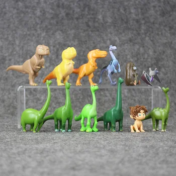 12pcs/veliko Dobre Dinozaver PVC Številke Arlo Spot Henry Butch Model Mini Igrača Brinquedos za Otroke