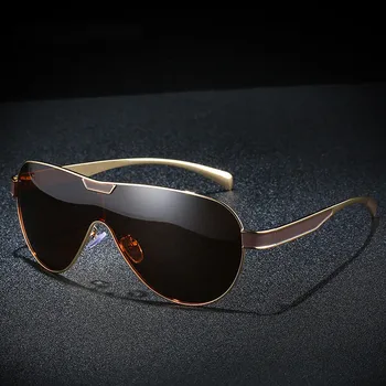 FENCHI Polarizirana Moških sončna Očala Prevelik 2020 UV400 Visoke Kakovosti Retro sončna Očala Rjava Črna Vožnje Očala Za Moške, Ženske