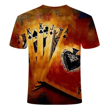 2020 novi Joker 3d t shirt smešno stripov znak joker s poker 3d t-shirt poletje slog obleko tees vrh popolno tiskanje