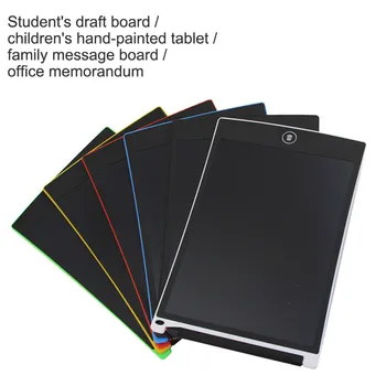 6 Slog Risanja Igrače LCD Pisni obliki Tablet Erase Risanje Tablet Elektronski Brezpapirnem LCD Rokopis Pad Otroci Pisanje Odbor Darilo