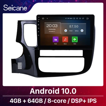 Seicane 8-core Android 10.0 avtoradia Za leto 2016 2017 Mitsubishi Outlander GPS Multimedijski Predvajalnik, Stereo Vodja Enote 4 GB