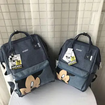 Risanke Mickey Minnie nahrbtnik multi-funkcijo, velike zmogljivosti, nahrbtnik plenic torba nepremočljiva moški ženske torba Potovalna torba
