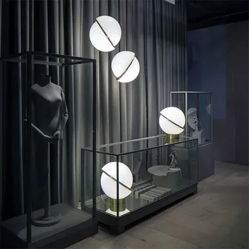 Nordijska stekleno kroglo ročno pletene crystal light svetu kuhinja lestenci lamparas de techo avizeler hanglampen