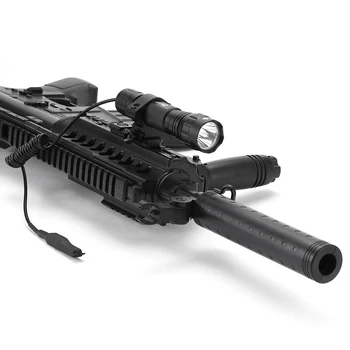 AloneFire 501Bs Taktično Svetilko T6 L2 Lovska Puška Baklo Strel pištolo razsvetljavo+Taktično mount+Daljinsko stikalo