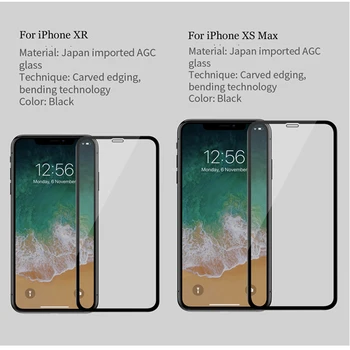 SFor Apple iPhone 7 Plus Kaljeno Steklo 12 Mini Nillkin 3D CP+ Max Full Screen Protector Za iPhone 11 Pro 8 10 X XR XS Max