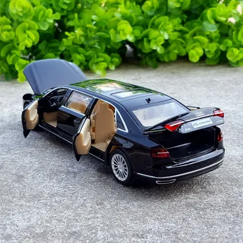 1:32 Licenco Zbirka Diecast Zlitine Kovin Modela Avtomobila Za Audi A8L Podaljša Elegantno Limuzino Limuzini Limuzina Igrače Vozila