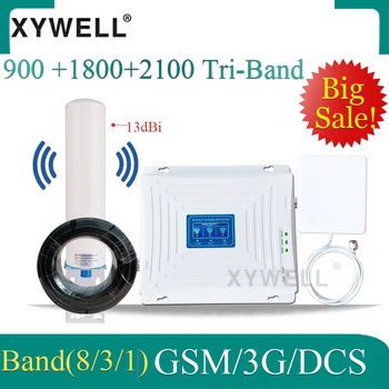 900/1800/2100mhz Tri-Band 4G Cellular ojačevalnik 2g 3g 4g, signal Repetitorja 900/1800/2100 GSM DCS 3G Mobilnega Omrežja Signal Booster
