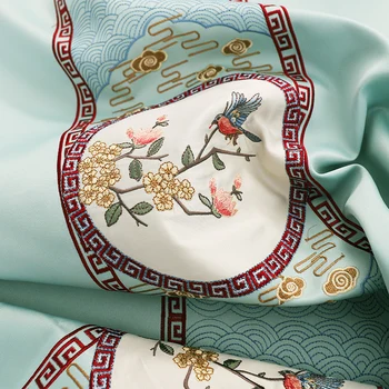 Kitajski žakarske tkanine 2020 vezenje notranje opreme perilo material za šivanje tkanine obliž