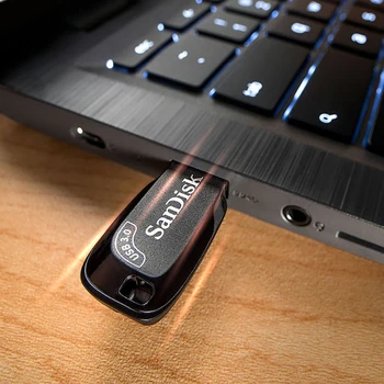 Prvotne SanDisk USB 3.0, USB Flash Drive CZ410 32GB 64GB 128GB 256GB Pen Drive Memory Stick Black U Disk Mini Pendrive