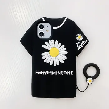 Daisy oblačila chrysanthemum flower primeru mobilni telefon za Iphone 11 Promax Xsmax 6 6S Plus 7 7 Plus 8 Plus Tpu lupini
