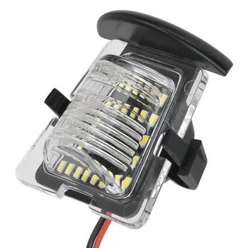 LEEPEE Bela LED Številko registrske Tablice Luč za Jeep Wrangler JK JKU 2007-2018 prometno Dovoljenje Lučka Auto Dodatki