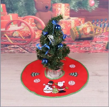 Božično Dekoracijo za Dom 70-120 cm Srebrno Dlako Božično Drevo Krilo Krzna, Preproge Xmas Party Okraski Luksuzni Božič Dreves