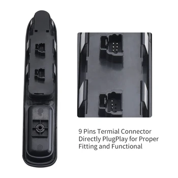 NS Spremeniti 96351625XT Moč Okno za Preklapljanje Električnih Okno Nadzor Stikalo Gumb Glavno Stikalo Plošče Za Peugeot 307 6554.KT