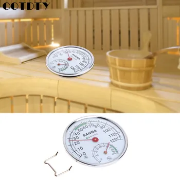 Iz nerjavečega Jekla, Termometer, Higrometer za Savno Sobni Temperaturi in Vlažnosti Meter