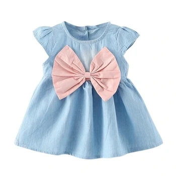 2017 baby nove modne barve, Minnie vrečko ukrašen hlačnice denim športna oblačila primerna za lovely baby girl oblačenja