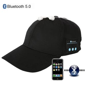 Moda Bluetooth 5.0 Slušalke Slušalke Fasion Baseball Skp Brezžični Poletne Kape s Stereo Slušalke Kot Darilo Moške in Ženske