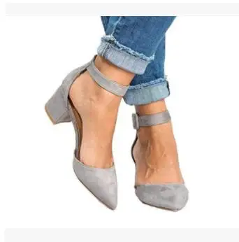 BabeBcBd 2019 poletje meri zunanjo trgovino modni ženski debele pete sandala nov slog velika velikost eu 34-43