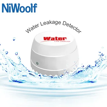 Niwoolf 433MHz Brezžični Prepuščanje Vode Detektor Puščanja Vode Senzor Za Naše 433MHz Doma Vlomilec Wifi / GSM Alarmni Sistem