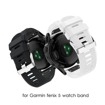 Fenix 3 Trak za Garmin fenix 5 watch band 20 mm 26 mm 22 mm Silikonski Garmin watch band Fenix5X/Fenix3/3HR Garmin Fenix5/935 5S