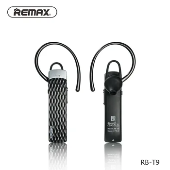 Original remax RB-T9 brezžična tehnologija Bluetooth poslovni avto glasbo, slušalke podporo Kitajski, angleški, francoski, španski štiri telefonski pozivi,