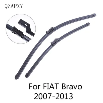 QZAPXY Metlice Brisalcev za Fiat Bravo 2007 2008 2009 2010 2011 2012 2013 Avto Dodatki vetrobranskega Stekla