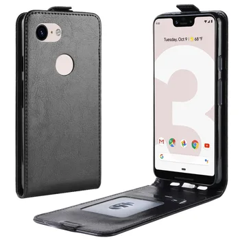 Poslovni Navpično Flip Usnje Primeru Mobilni Telefon za Google Pixel 3A XL 2 3 XL Luksuzni Pokrovček Reže za Kartico Primerih