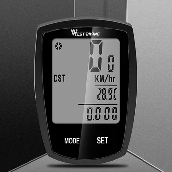 West Kolesarjenje Kolesarski Računalnik Cikel Kolo Računalnik Brezžični merilnik Hitrosti za Kolesa Cyclocomputer Bycicle Speedometr Fiets Kolesarjenje