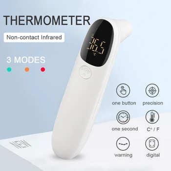 Novo Infrardeče Čelo Termometer brezkontaktno Telo Termometer Za Otroka, Odrasli na Prostem Laserski Digitalni Termometer Pištolo Brezplačno ladja