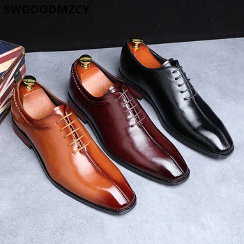 Elegantni Čevlji Za Moške Črne Formalno Čevlji Za Moške Italijansko Podjetje Čevlji Moški Oxford Usnja Chaussures Hommes Sl Cuir Luxe Sapato