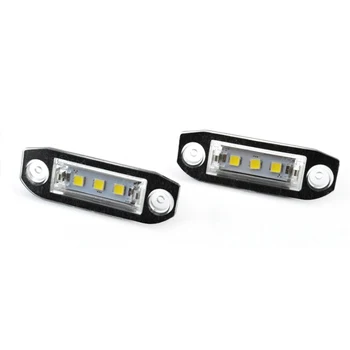 12V LED Brez Napake Canbus Avtomobilske Številka licence Ploščo Luč Za Volvo S80 XC90 S40 V60 XC60 S60 C70 V50 XC70 V70