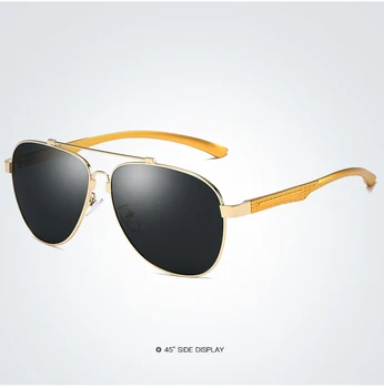 Klasična Polarizirana Kovinski Vožnjo sončna Očala Moški Moški Premaz Sunglass UV400 Odtenki Očala Oculos de sol