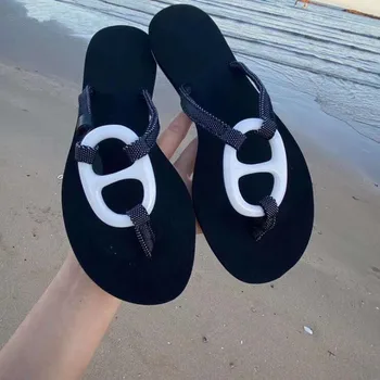 Poletje Non-slip Sandali Ženske Copate Osebno Modne blagovne Znamke Flip Flops na Prostem Plaži Čevlji za Ženske Copate 2020
