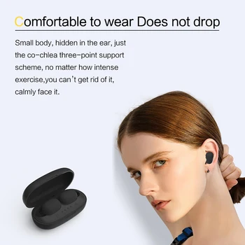 Najnovejši VTJ V1-5.0 Bluetooth 5.0 Slušalke TWS Prstnih Dotik Slušalke HiFI Stereo in-ear Čepkov Brezžične slušalke za šport