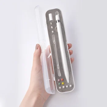 Prenosni Jasno Shockproof Potovalni kovček Nosilec Za Ipad Svinčnik Zaščitna Škatla za Apple Svinčnik 1 2 Pribor vroče prodaje