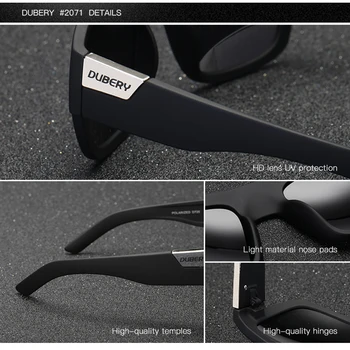 DUBERY blagovno Znamko Design Črna, Polarizirana sončna Očala za Moške Odtenki Ženske, Moška sončna Očala Za Moške Retro Poceni Oblikovalca Oculos