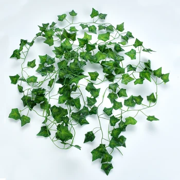 2pcs 240 cm Visi Umetne Zelene Listnate Garland Rastline Ivy Trte Listje Ponaredek Rastline Stranka Dobave Poročni Vrt Dom Dekor