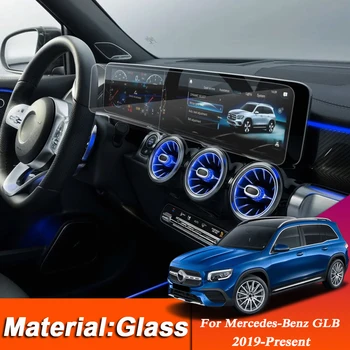 Avto Styling nadzorni Plošči GPS Navigacijski Zaslon Steklo Zaščitno folijo Nalepke Za Mercedes-Benz GLB Razred X247 Nadzorni LCD Zaslon