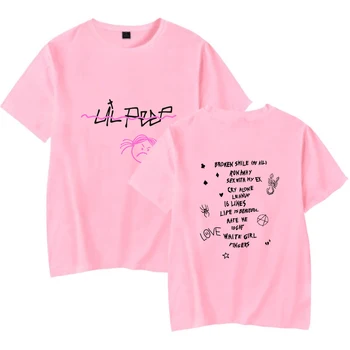 Lil Peep Majica S Kratkimi Rokavi Ženske Modni T-Shirt Ulične Mode Hip Hop T-Majica Bombaž Mehko Prezračevanje Tshirt Fant Priložnostne Kratek Rokav