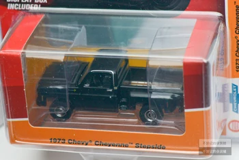 AUTO SVETU AW AVTOMOBILOV 1/64 1973 Chevy Cheyenne Stepside Chevy prevzema Zbiralec Edition Kovinski Diecast modelov Avtomobilov Otroci Igrače Darilo