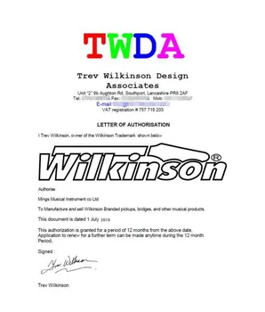 Novo Wilkinson ST Električna Kitara Tremolo Sistem Most WOV02 Chrome Srebrna