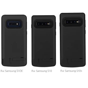 Polnilec za baterije Ohišje za Samsung Galaxy S10 Plus Zunanje varnostne Kopije Polnilnik Moči Banke Lupini za Samsung Galaxy S10 S10e Bateria