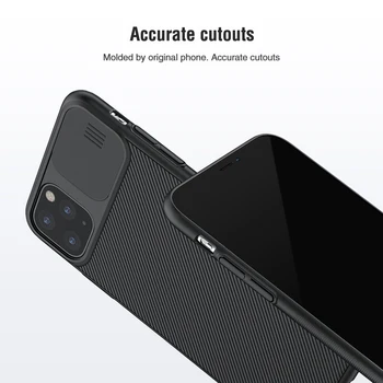 NILLKIN za iPhone 11 Pro Max Primeru potisnite Pokrov za Kamero Zaščito Za iphone 11 primeru 2019 nazaj kritje za iPhone 11 Pro primeru