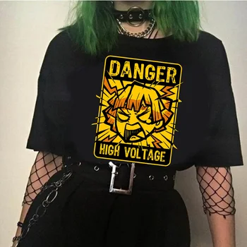2020 anime Moda Demon Slayer tshirt Grafični Tees Ulične Japonski smešno Kimetsu Ne Yaiba Majica s kratkimi rokavi