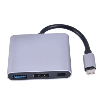 1pcs 3in1 Tip C USB 3.1 do USB-C 3.0 Adapter HDMI Kabel Za Android Macbook Samsung