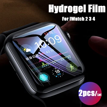 2pcs Za Apple Watch Screen Protector za iWatch 4 3 2 ROCK Hydrogel Celotno Zaščitno folijo Za Apple Pazi 38 mm 40 mm 42mm 44 mm