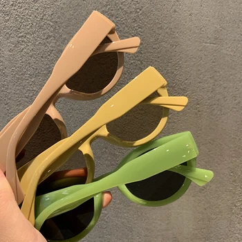 MS 2021 Nove Ženske sončna Očala Mačka Oči UV400 Oblikovalec blagovne Znamke Visoke Kakovosti Gradient sončna Očala Ženski oculos