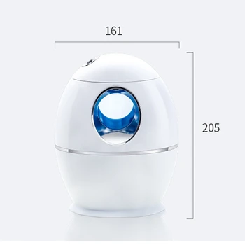 800Ml, Velika Zmogljivost Zraka Vlažilnik USB za Polnjenje Brezžično Ultrazvočno Vonj Vode Megle Difuzor