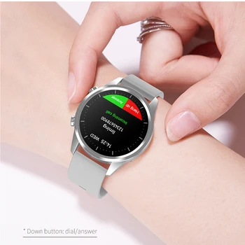 Moški Pametno Gledati Bluetooth klic Celoten Zaslon na Dotik Monitor Srčnega utripa, ženske Smartwatch zaslon za Šport Načini IP67 nepremočljiva