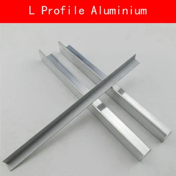 Tip L Profil Aluminijaste Pločevine AL Ploščo DIY Material za Model Deli, dodatna Oprema DIY Okvir Kovinski Priključek za Gradbeništvo