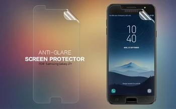 2pcs/veliko za Samsung Galaxy J7 plus NILLKIN Super Jasno Anti-fingerprint Zaščitno folijo ALI Mat Screen Protector Za C8 2017